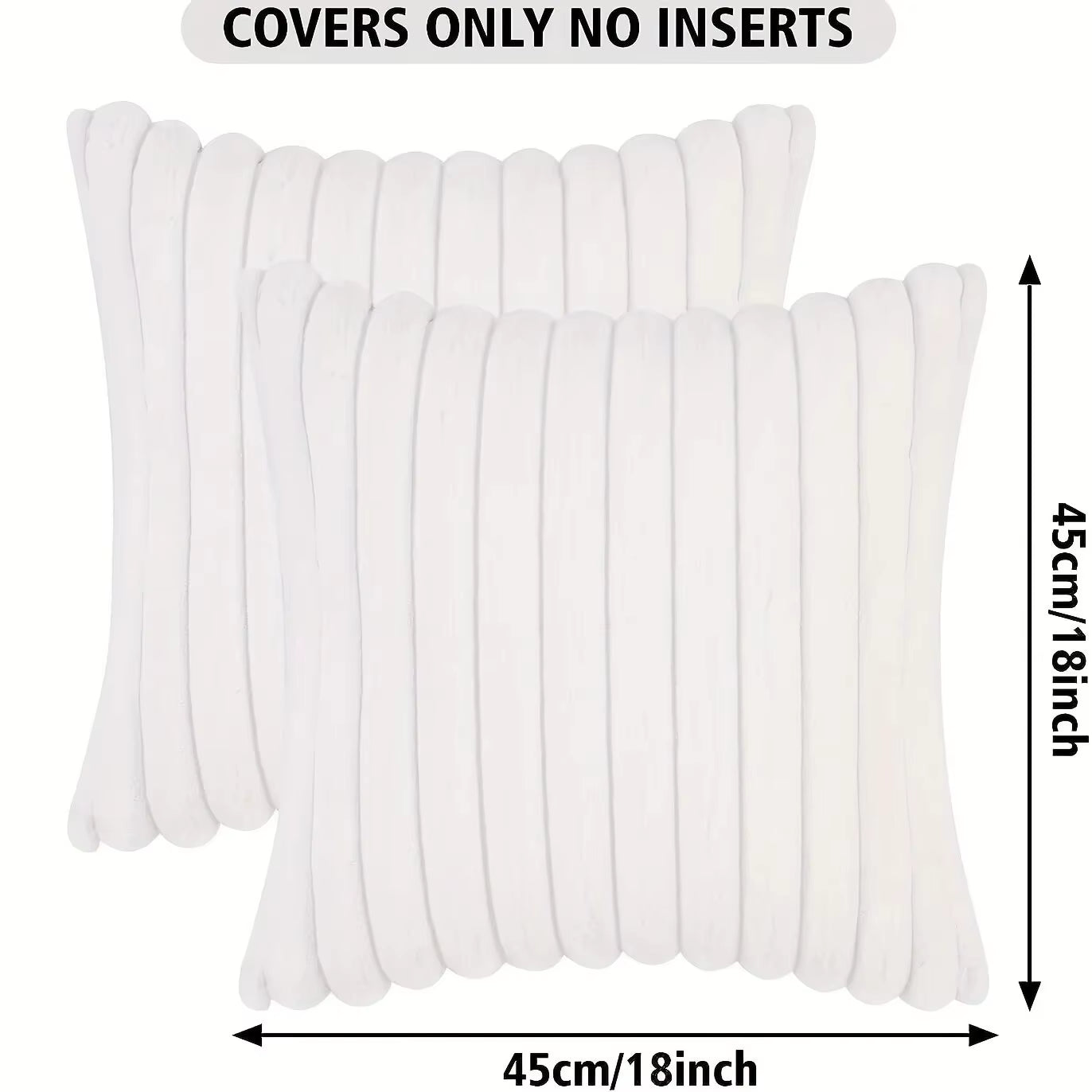 1Pc Stripe Corduroy Pillow Case Creative Home Fabric Pillowcushion for Sofa Bedroom Car, Home Decoration Home Decor Room Decor