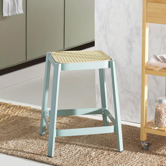 Home Collection Home Collection Gisle Aqua Smoke/Natural Accent Chair