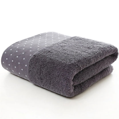Pure Cotton Towel Super Absorbent Large Towels 35X75Cm Thick Soft Bathroom Towels Comfortable Bath Towels