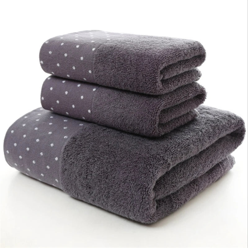 Pure Cotton Towel Super Absorbent Large Towels 35X75Cm Thick Soft Bathroom Towels Comfortable Bath Towels