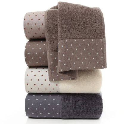 Pure Cotton Towel Super Absorbent Large Towels 35X75Cm Thick Soft Bathroom Towels Comfortable Bath Towels
