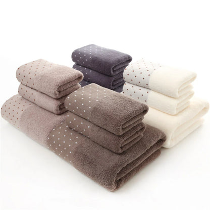 Pure Cotton Towel Super Absorbent Large Towels 35X75Cm Thick Soft Bathroom Towels Comfortable Bath Towels